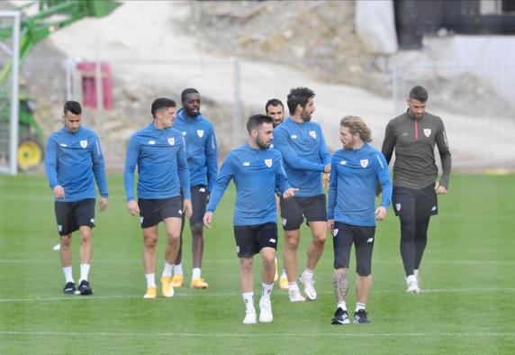 Los titulares ante el Levante han trabajado a otro ritmo