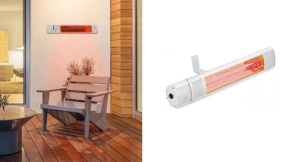 Calentador de pared con emisión de calor dirigida