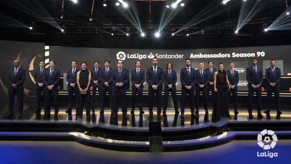 Imagen de la gala celebrada hoy por LaLiga