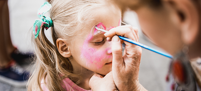 Tutorial de pintura facial, parte 2 – Pinceles para pintura facial