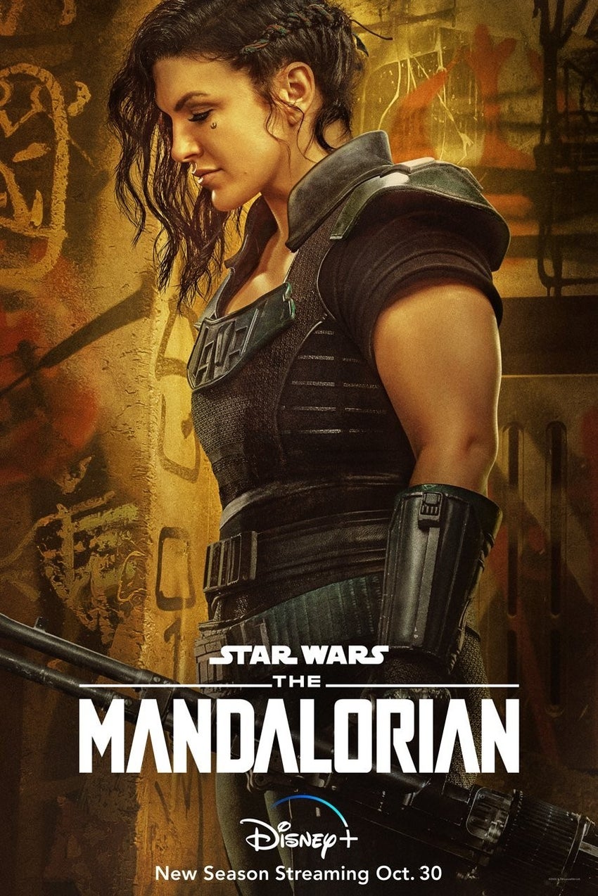Star Wars The Mandalorian Season 2 Posters de personajes Gina Carano