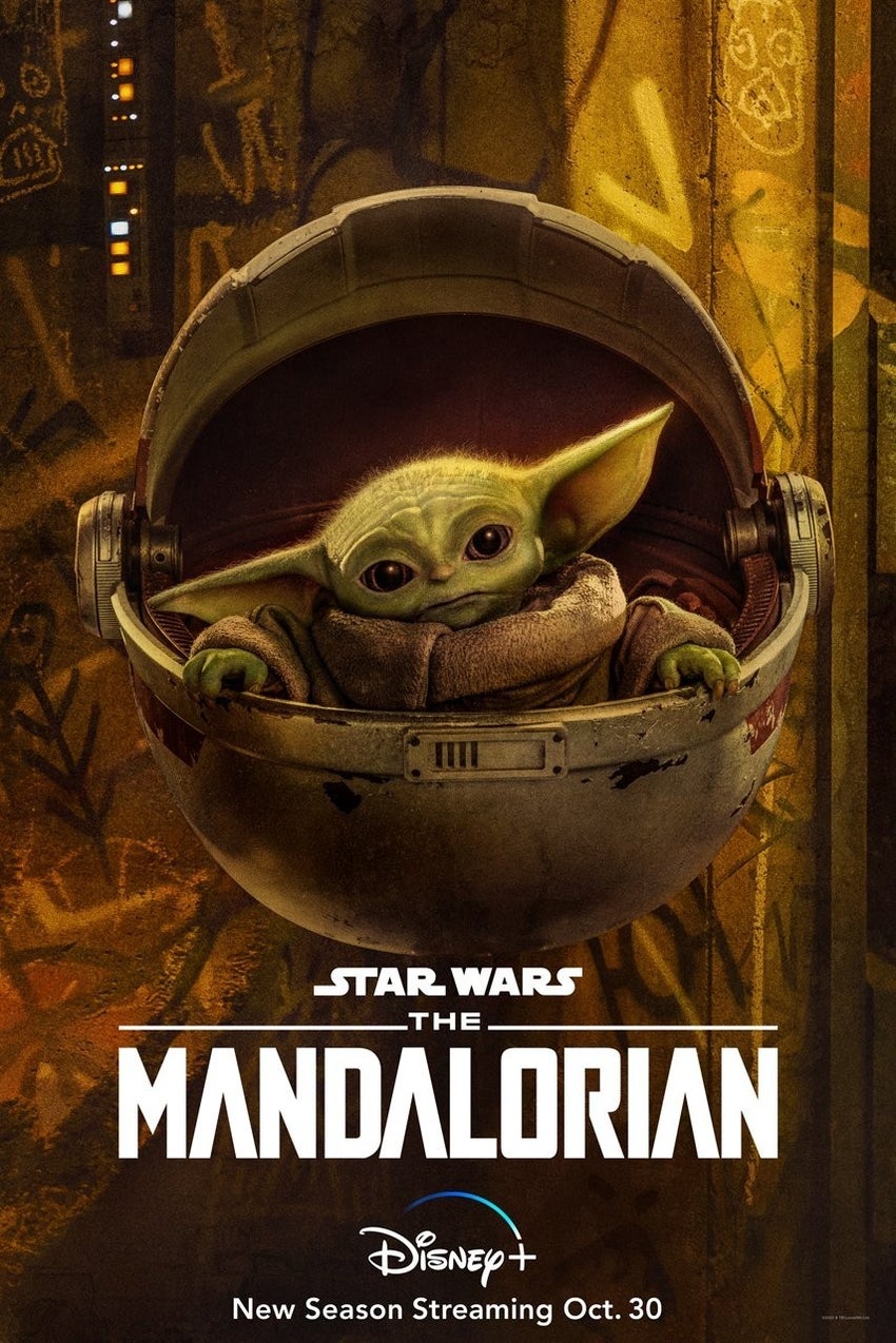 Star Wars The Mandalorian Season 2 Posters de personajes Baby Yoda