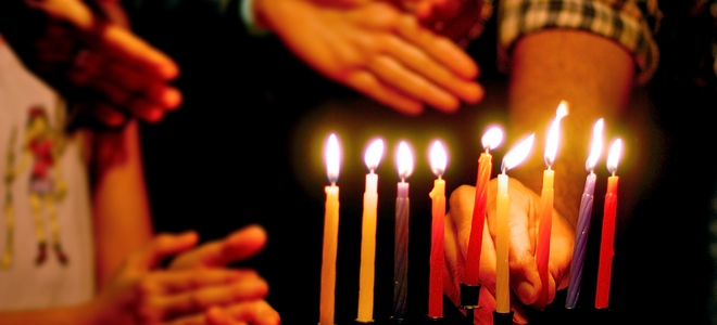 Velas de Hanukkah DIY |  LaNetaNeta.com