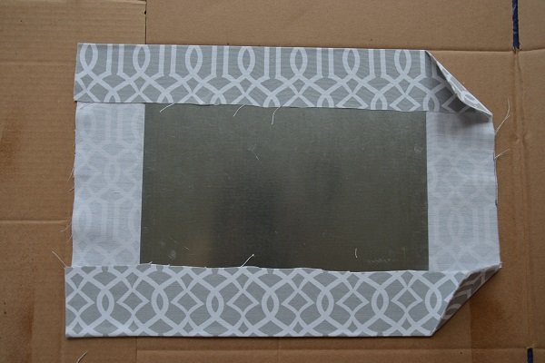 adherir la tela al metal