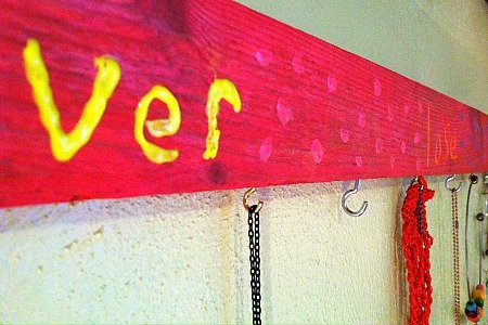 Upcycle to Organize, collares, madera recuperada