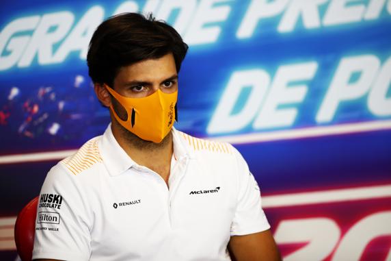 Carlos Sainz, en el GP de Portugal de F1 2020