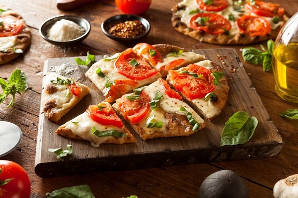 pizza con queso