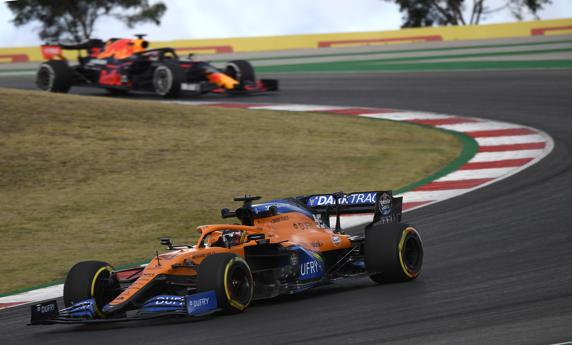 Carlos Sainz, en el GP de Portugal de F1 2020