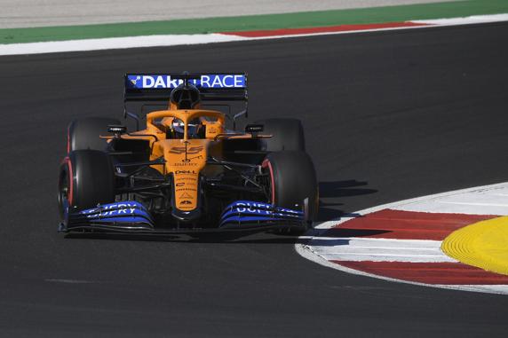 Carlos Sainz, en el GP de Portugal de F1 2020