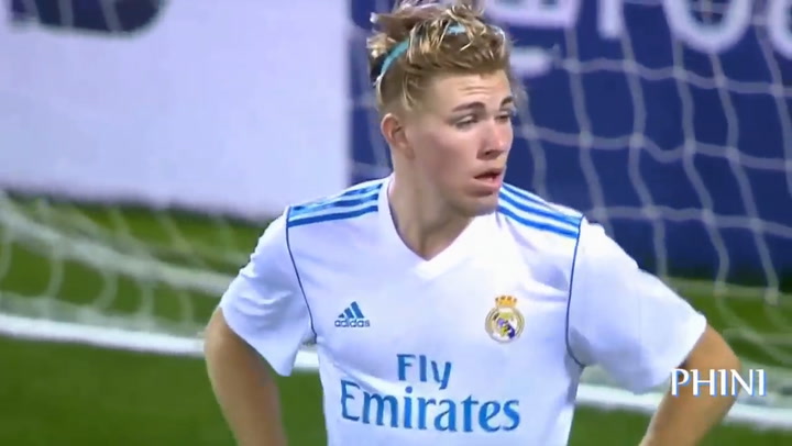 Así juega Sergio Santos, el juvenil del Madrid que Zidane se lleva a Alemania