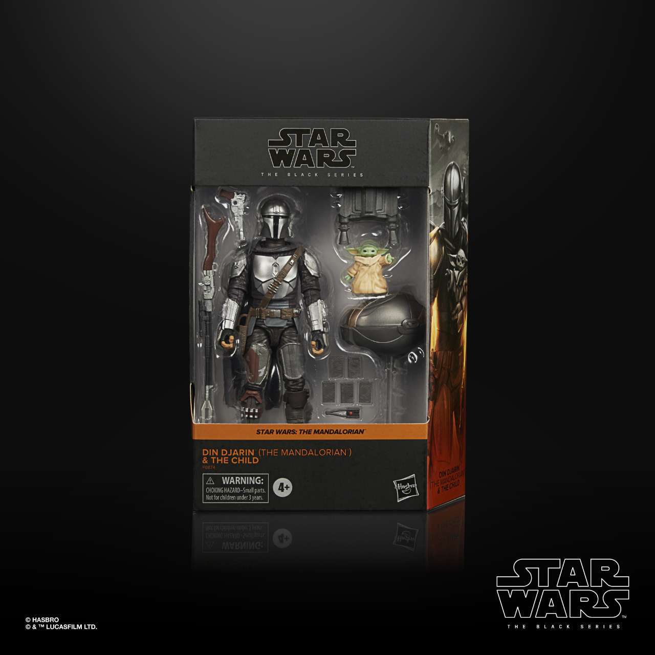 STAR WARS THE BLACK SERIES DIN DJARIN DE 6 PULGADAS (EL MANDALORIANO) Y EL PAQUETE DE CONSTRUCCIÓN PARA NIÑOS - en paquete (2)
