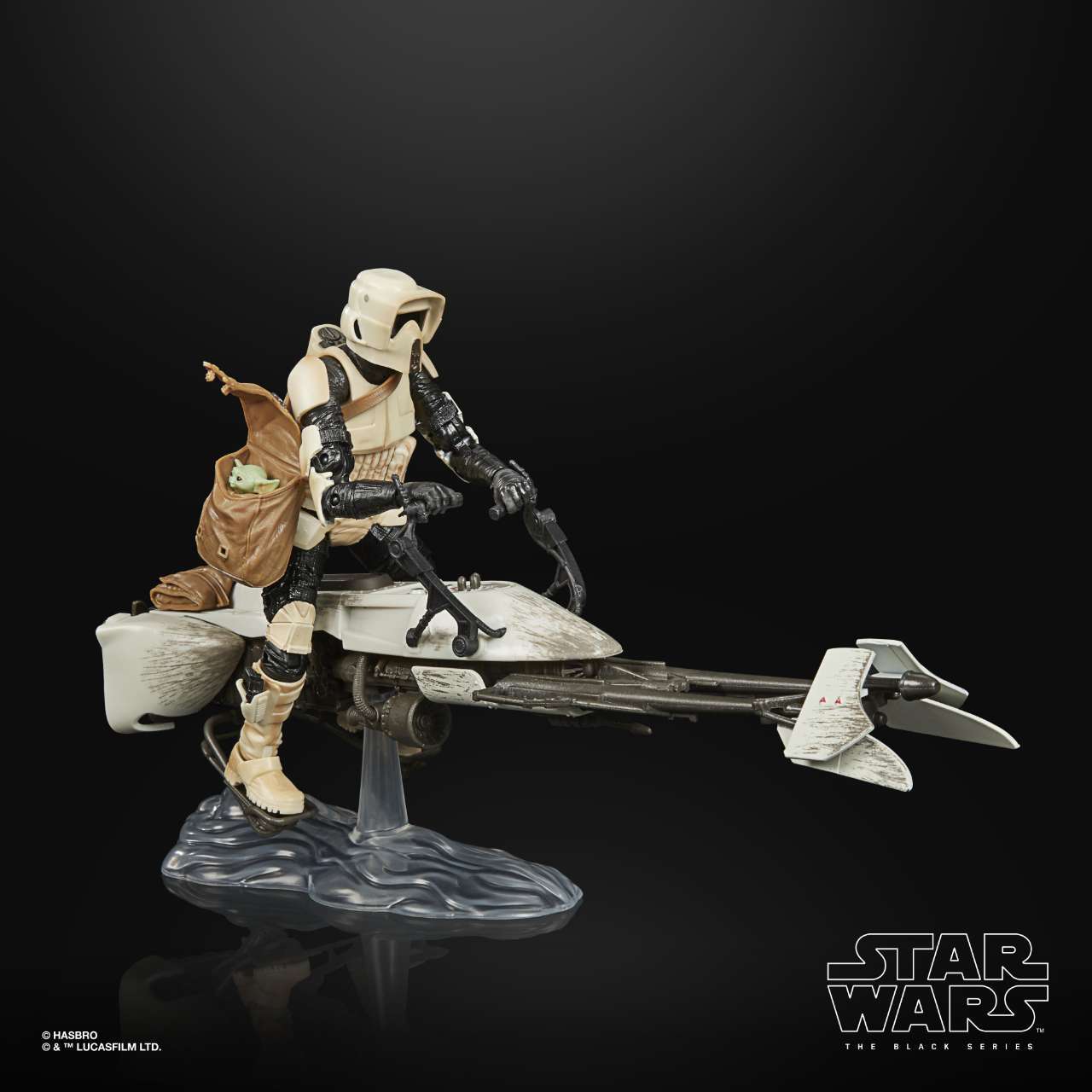 STAR WARS THE BLACK SERIES 6-PULGADAS SPEEDER BIKE SCOUT TROOPER Figura y conjunto de vehículos - oop (1)