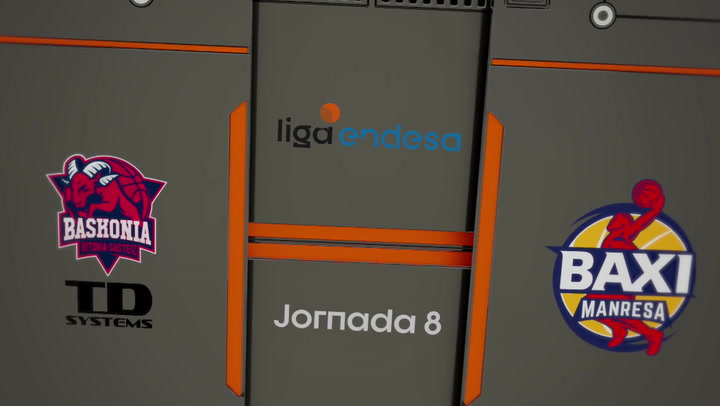 Resumen del TD Systems Baskonia - BAXI Manresa (87-68) de la Liga Endesa