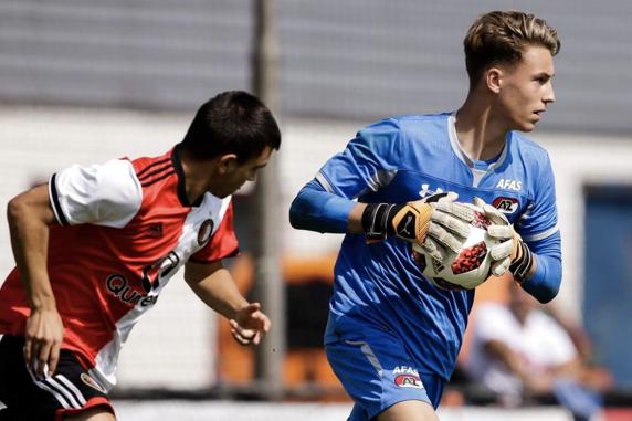 Sem Westerveld, hijo del exportero de la Real Sociedad Sander Westerveld, portero del AZ Alkmaar