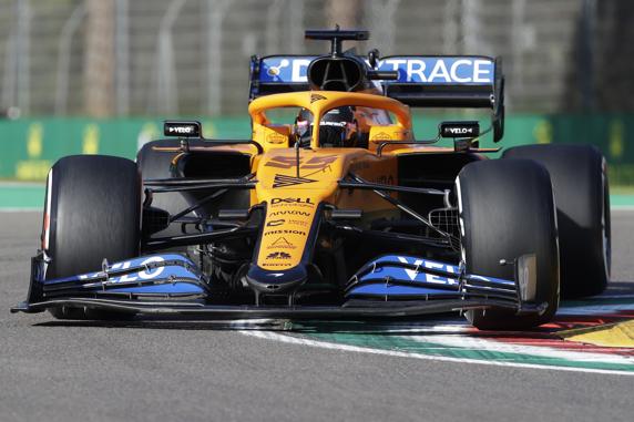 Carlos Sainz, en el GP de Emilia Romagna de F1 2020