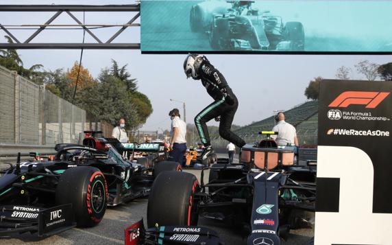 Valtteri Bottas, pole en el GP de la Emilia Romagna de F1 2020 en Imola