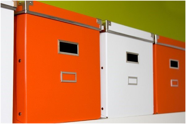 cajas de almacenamiento de colores