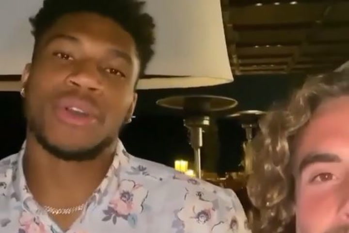 Antetokounmpo: “Kyrgios, lo siento, me he hecho fan de Nadal” Antetokounmpo: “Kyrgios, lo siento, me he hecho fan de Nadal”