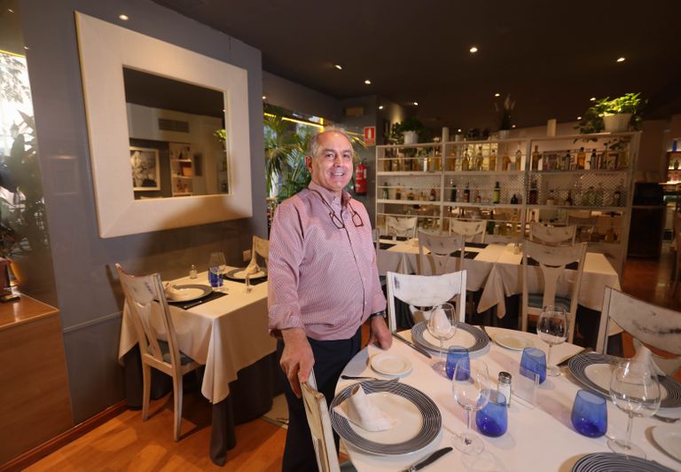 Florentino Pérez del Barsa, nombre comercial del propietario del restaurante El Aliño, y gran seguidor del Barça.