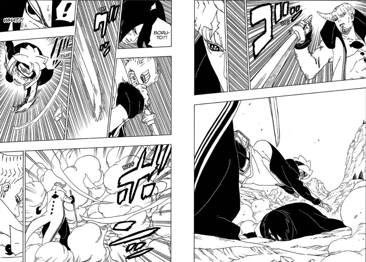 Boruto Manga 50 Spoilers Isshiki Sasuke Salvar la muerte