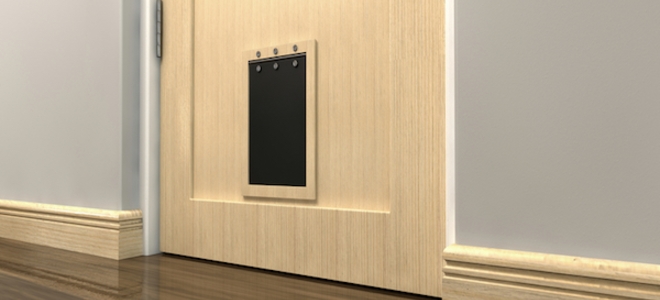 Cómo aislar una puerta para mascotas