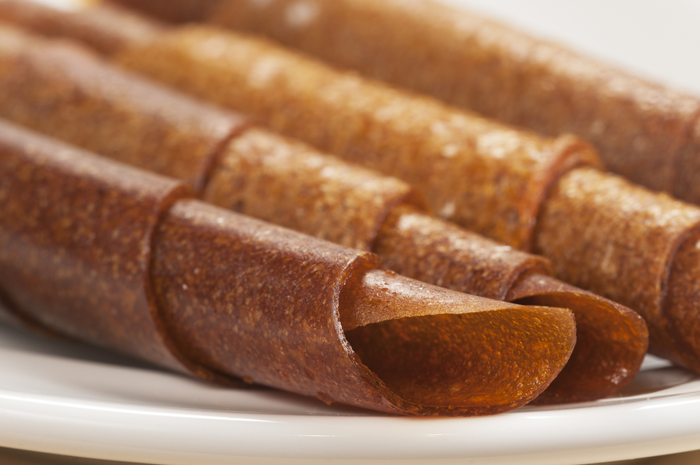 Cuero de fruta deshidratado