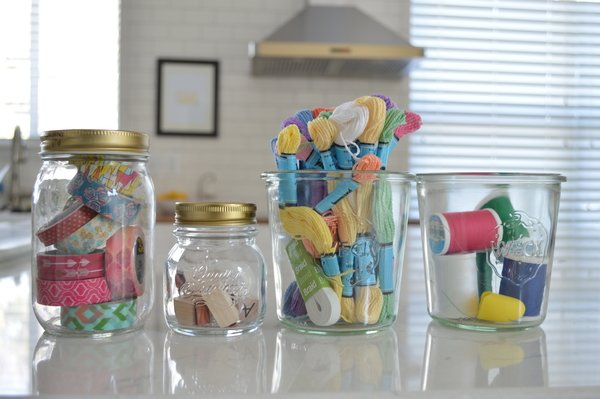 contenedores de almacenamiento para suministros de artesanía