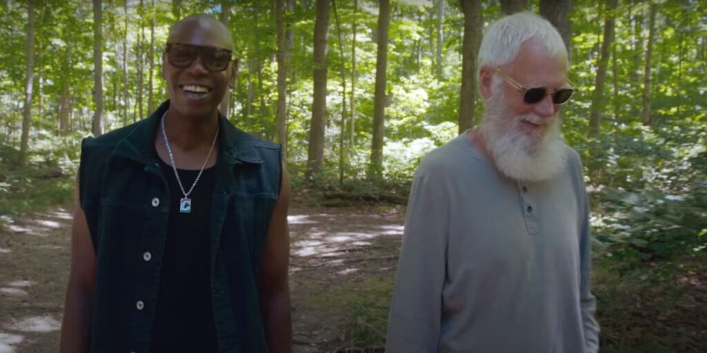 Dave Chappelle le pregunta a Letterman si fuma marihuana en mi próximo tráiler invitado