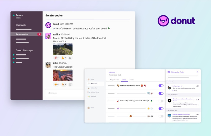 Enfriador de agua de rosquilla