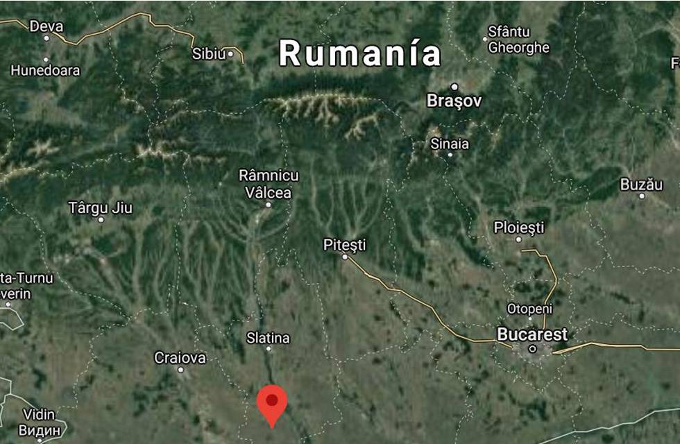 Mapa de situación de Deveselu.