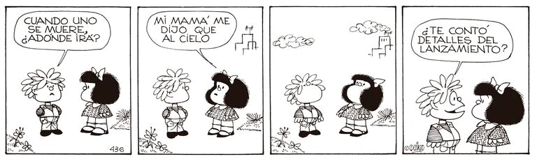 Tira de Mafalda.