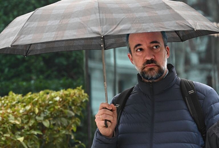 El ex 'número dos' de Interior, Francisco Martínez, llega a la Audiencia Nacional tras su imputación en el 'caso Kitchen', el pasado enero.