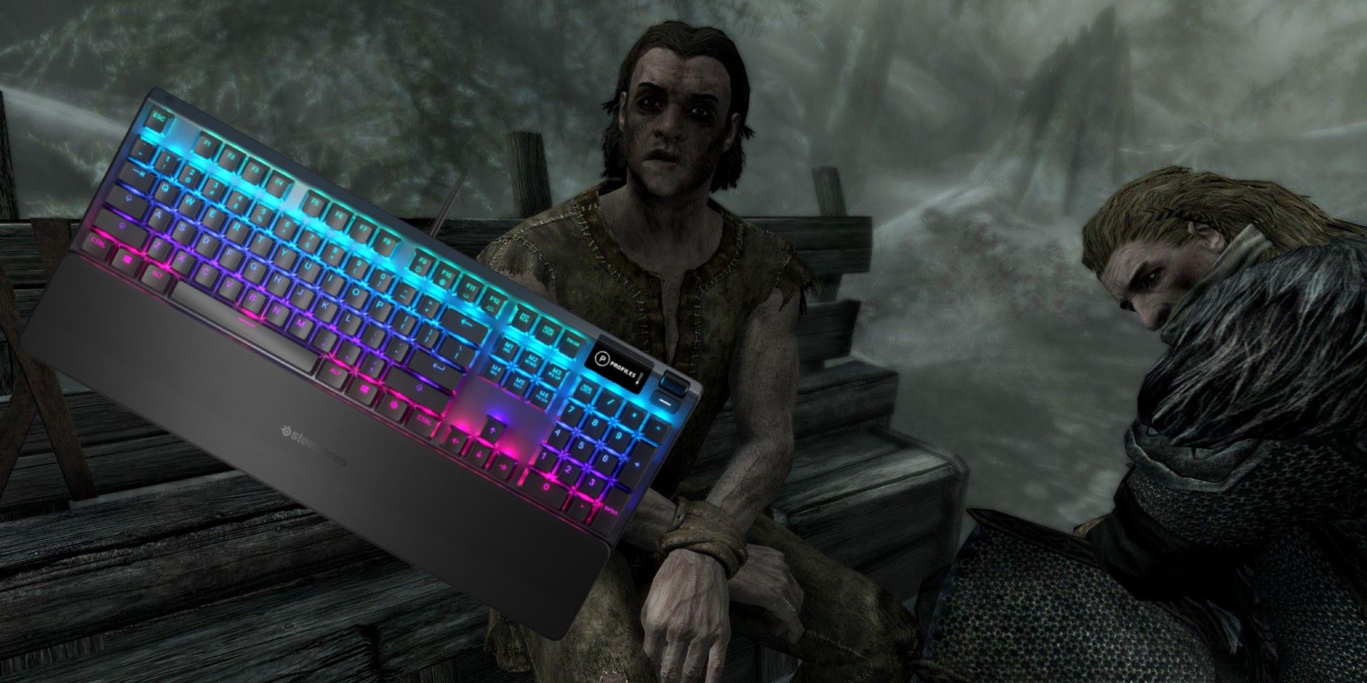 El puerto más extraño de Skyrim hasta ahora se ejecuta en una pantalla OLED de teclado
