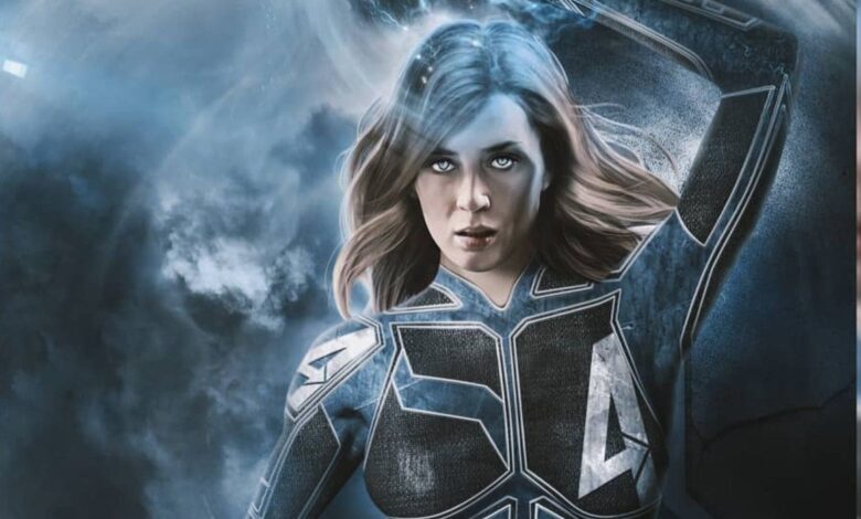 Emily Blunt viste un disfraz de los 4 fantásticos inspirado en los Vengadores en Marvel Art