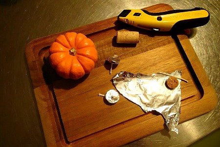 lámpara de aceite de oliva mini calabaza