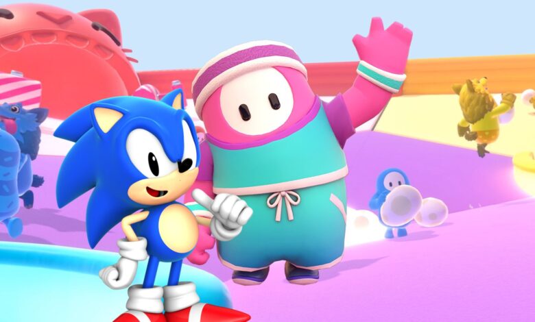 Fall Guys Leak muestra el nuevo disfraz de Sonic the Hedgehog