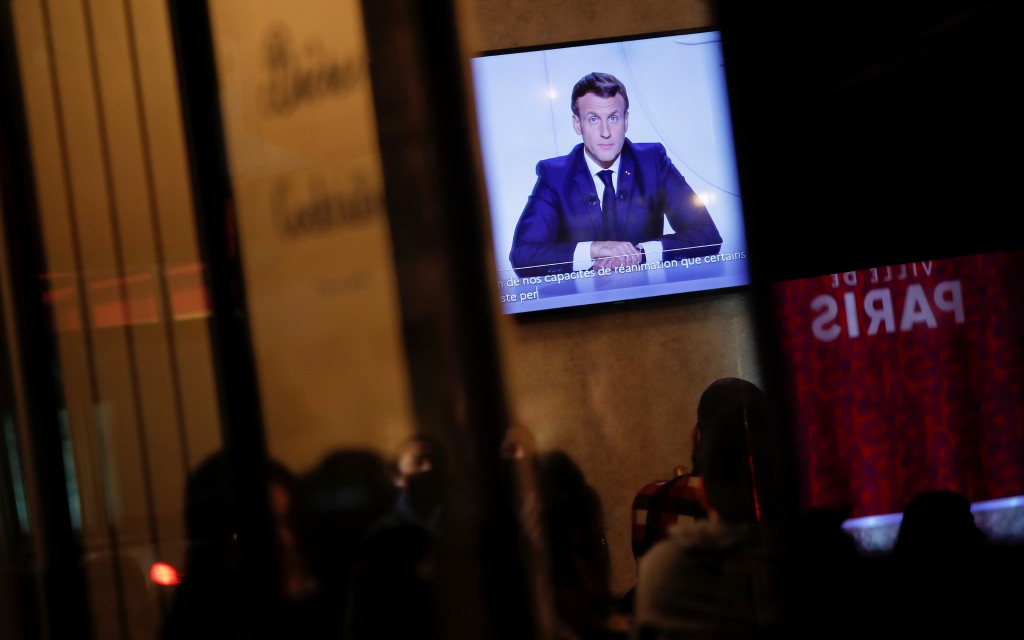 Francia regresa a confinamiento en medio de segunda ola de Covid-19, ordena Macron