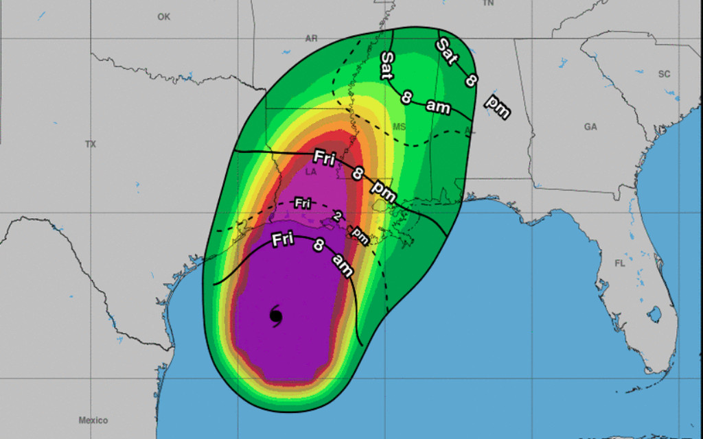 Huracán Delta amenaza a Luisiana mientras cruza el Golfo de México