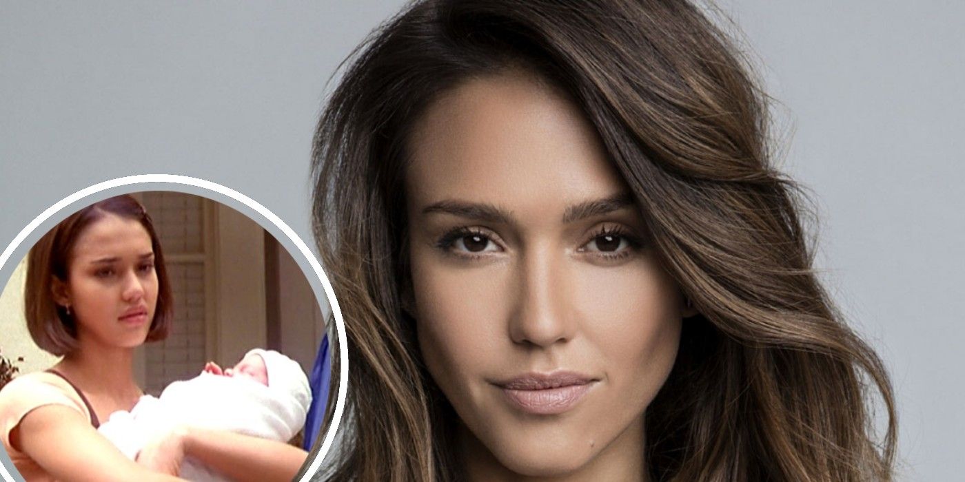 Jessica Alba no pudo hacer contacto visual con el elenco de 90210