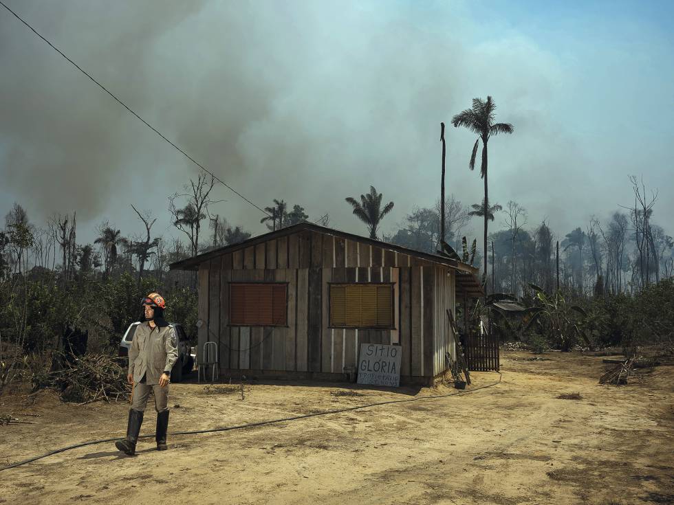 Una granja en el municipio de Cláudia, en el Estado brasileño de Mato Grosso.