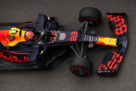 Albon no reacciona tras su podio en Mugello