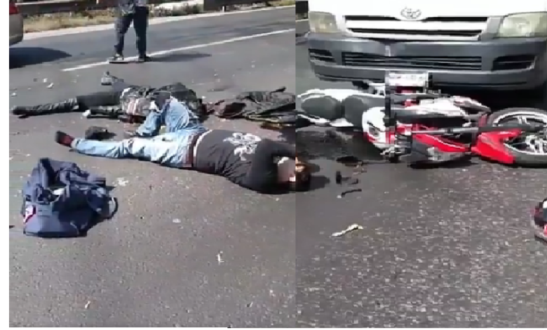Muere mujer en fatal accidente en autopista México- Querétaro, moto es embestida por un auto