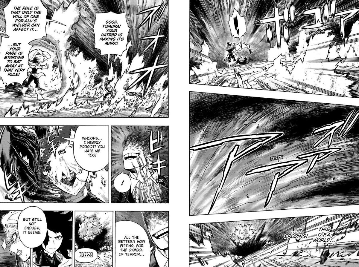 Mi héroe Academi Manga 287 AFO vs OFA