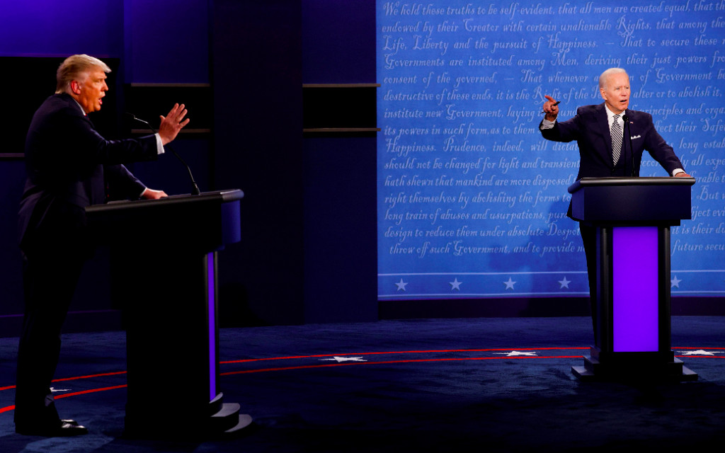Organizadores del debate Trump vs. Biden optarán por apagar los micrófonos