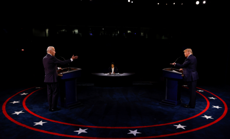 Primeros datos de ratings de TV muestran caída de audiencia en segundo debate Trump-Biden