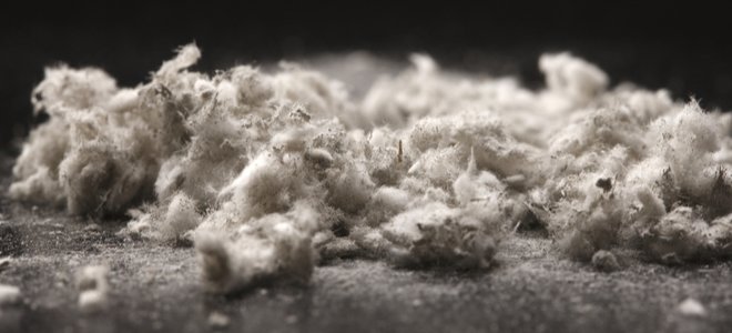 amianto suelto y esponjoso
