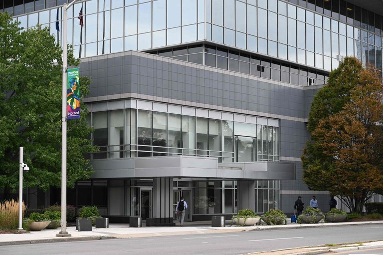 Sede de Purdue Pharma, en Stamford (Connecticut) en septiembre de 2019.