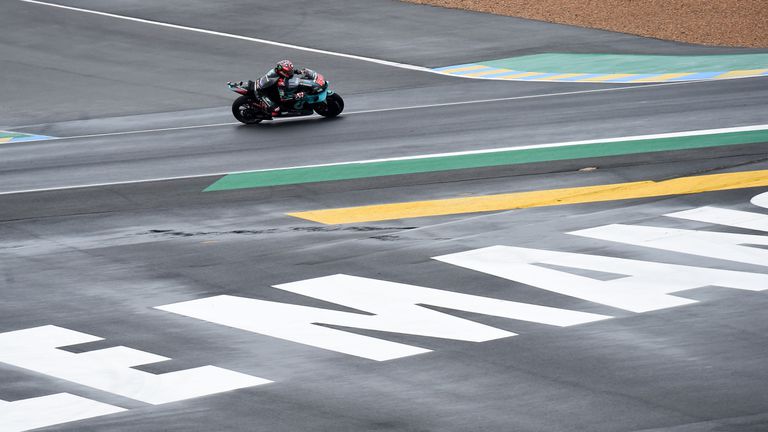 Fabio Quartararo, piloto del Petronas Yamaha, en Le Mans.