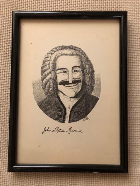 La caricatura que realizó Quino para Jorge Maronna, miembro de Les Luthiers.