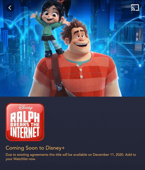 ralph rompe internet disney plus diciembre